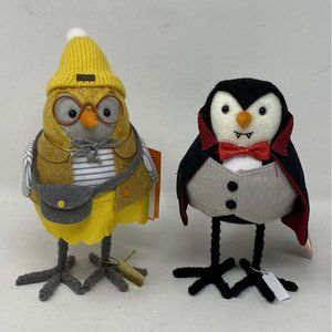 2 Target Halloween Birds Hyde & Eek 2023 Count Vampire & Apple Featherly Friends